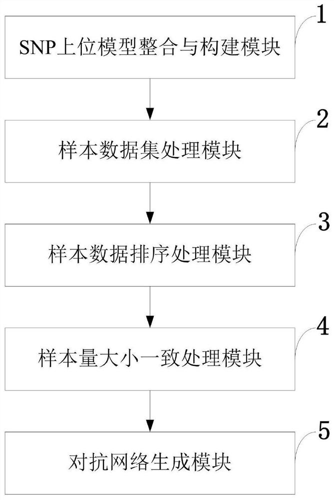 Generative adversarial network-based SNP upper interaction identification method, system and application