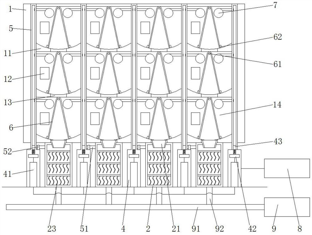 Wind energy collecting system for expressway