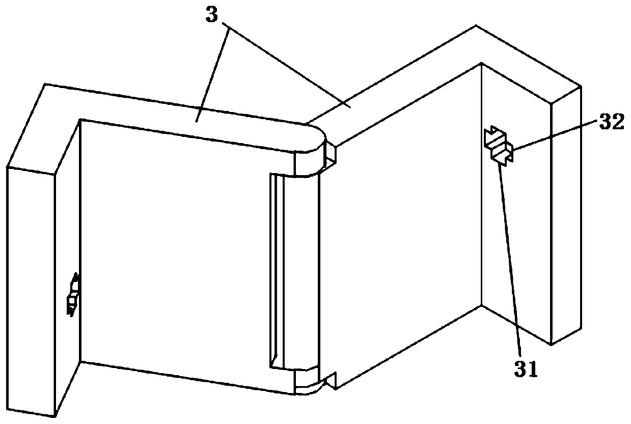 High-adaptability building formwork fastening device