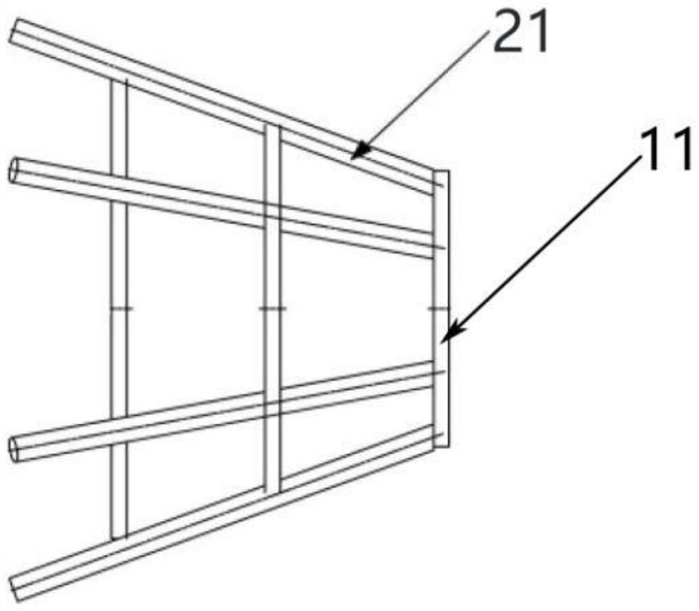 Integrated bracket for radar cross-section (RCS) test of large-mass low-scattering target and application of integrated bracket