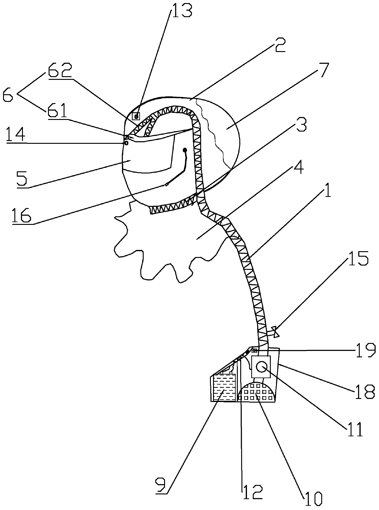 Positive pressure elastic protective head cover