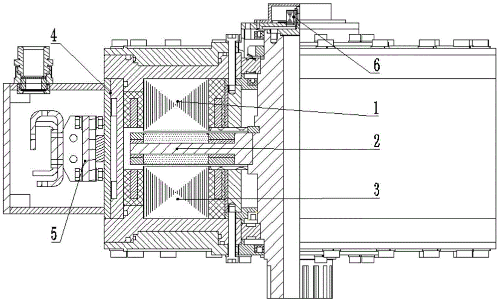 Disc type motor of integral cooling heat radiation structure