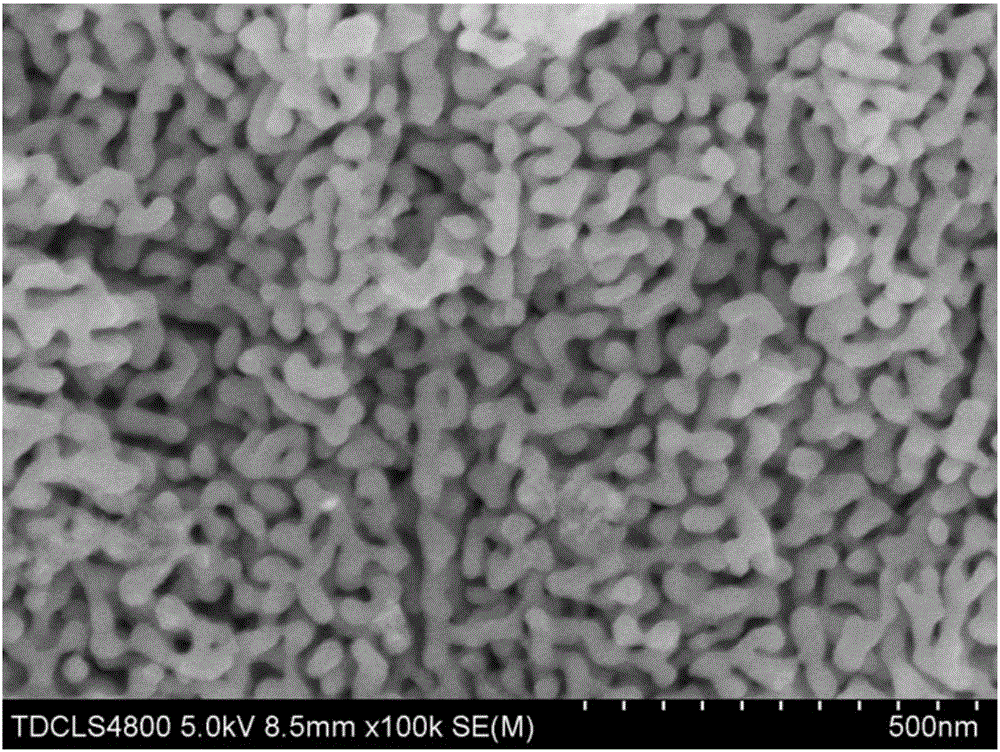 Preparing method for three-dimensional nanometer porous graphene