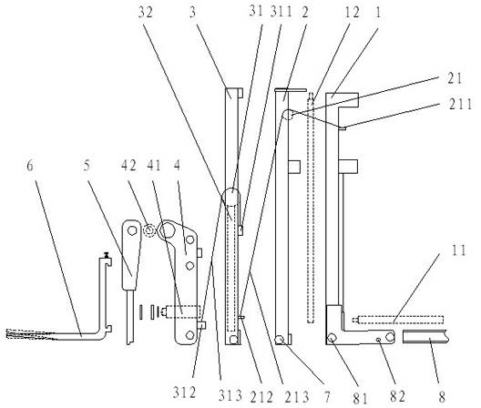 Forklift mast