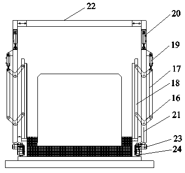 Municipal integrated pipe gallery hydraulic formwork trolley and construction method thereof