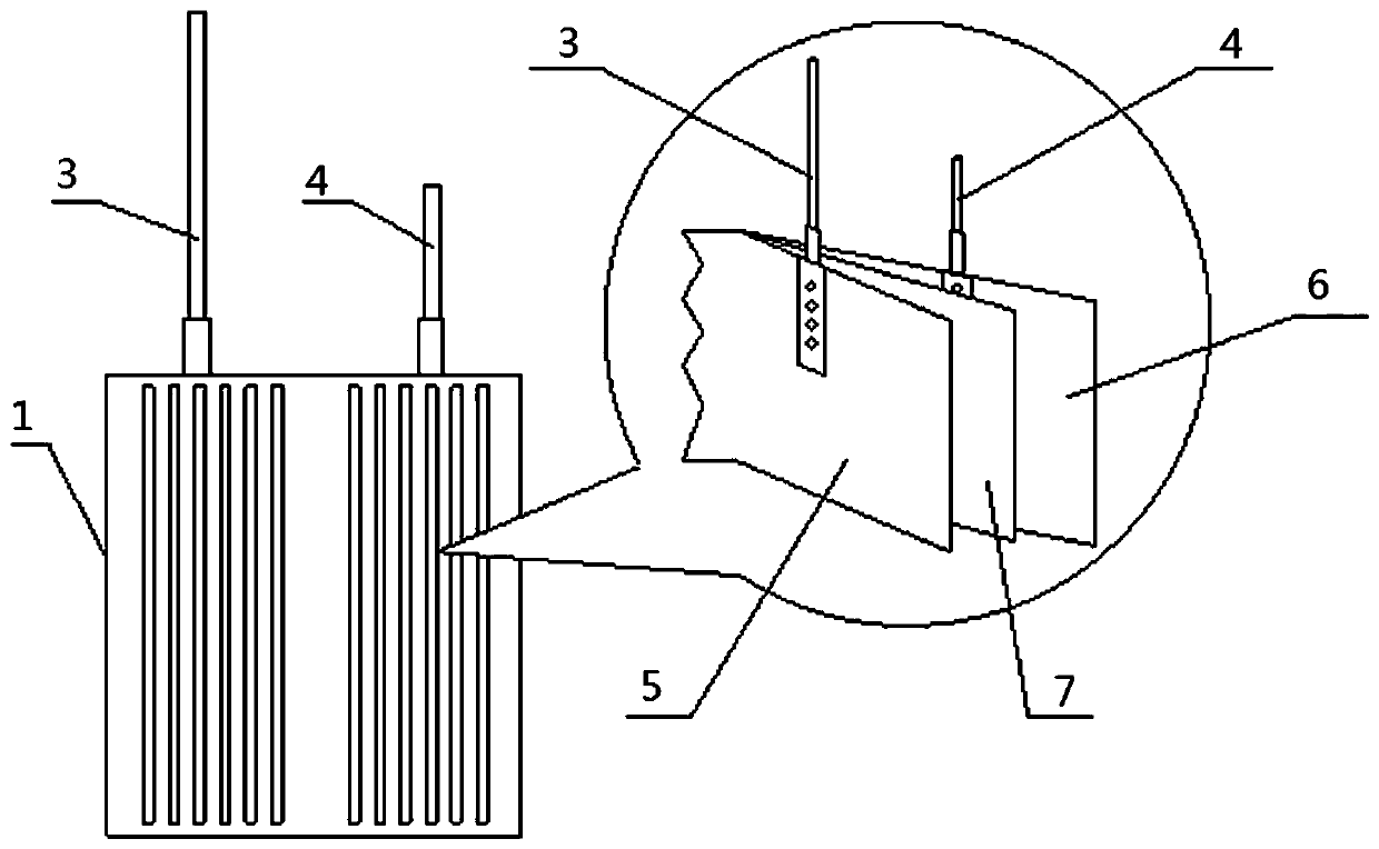 A kind of ultra-thin square solid-state capacitor and its manufacturing method