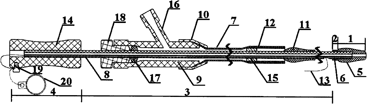 Conveyor of duodenum-jejunum embedded casing