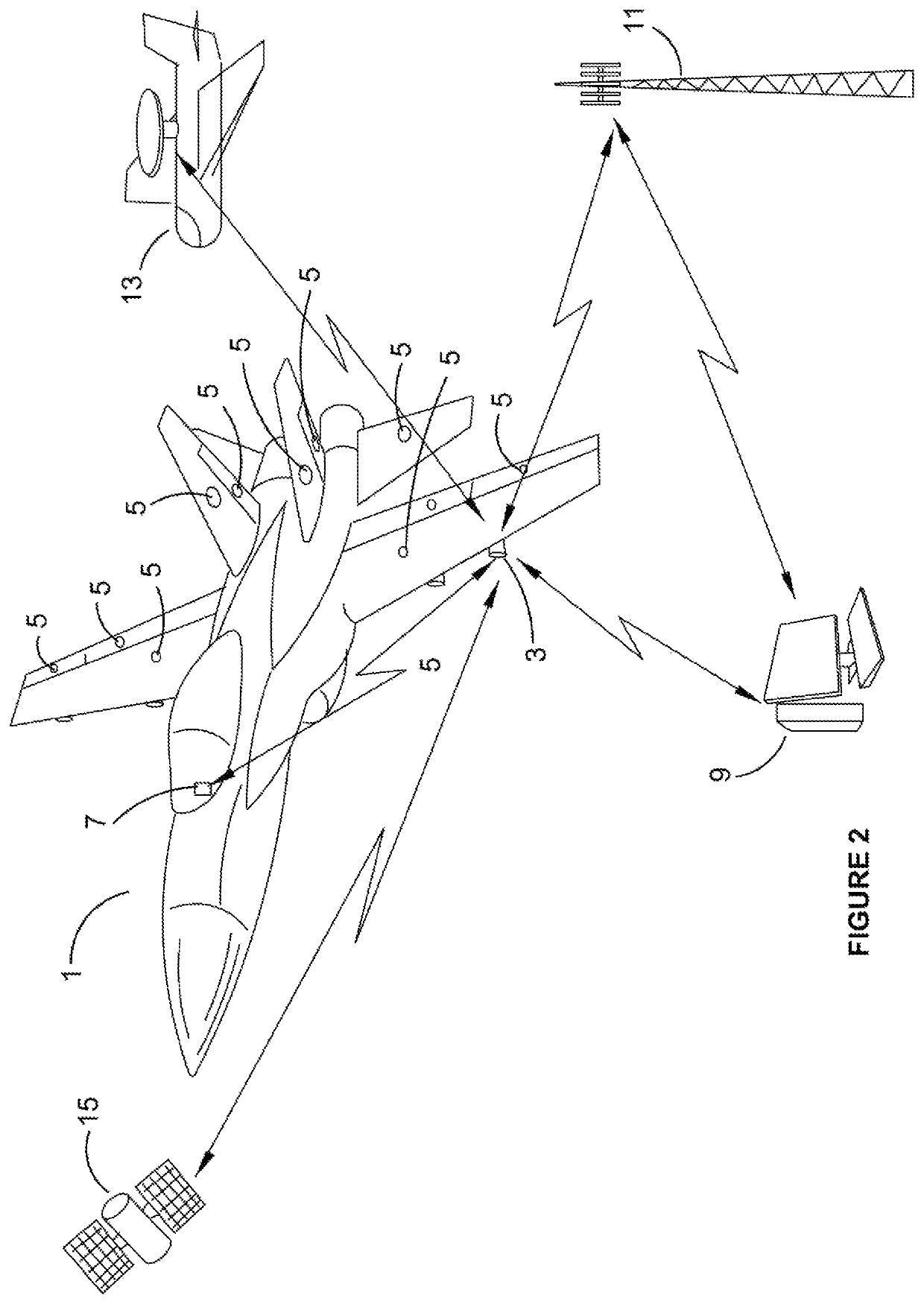 Wireless sensor system for a vehicle