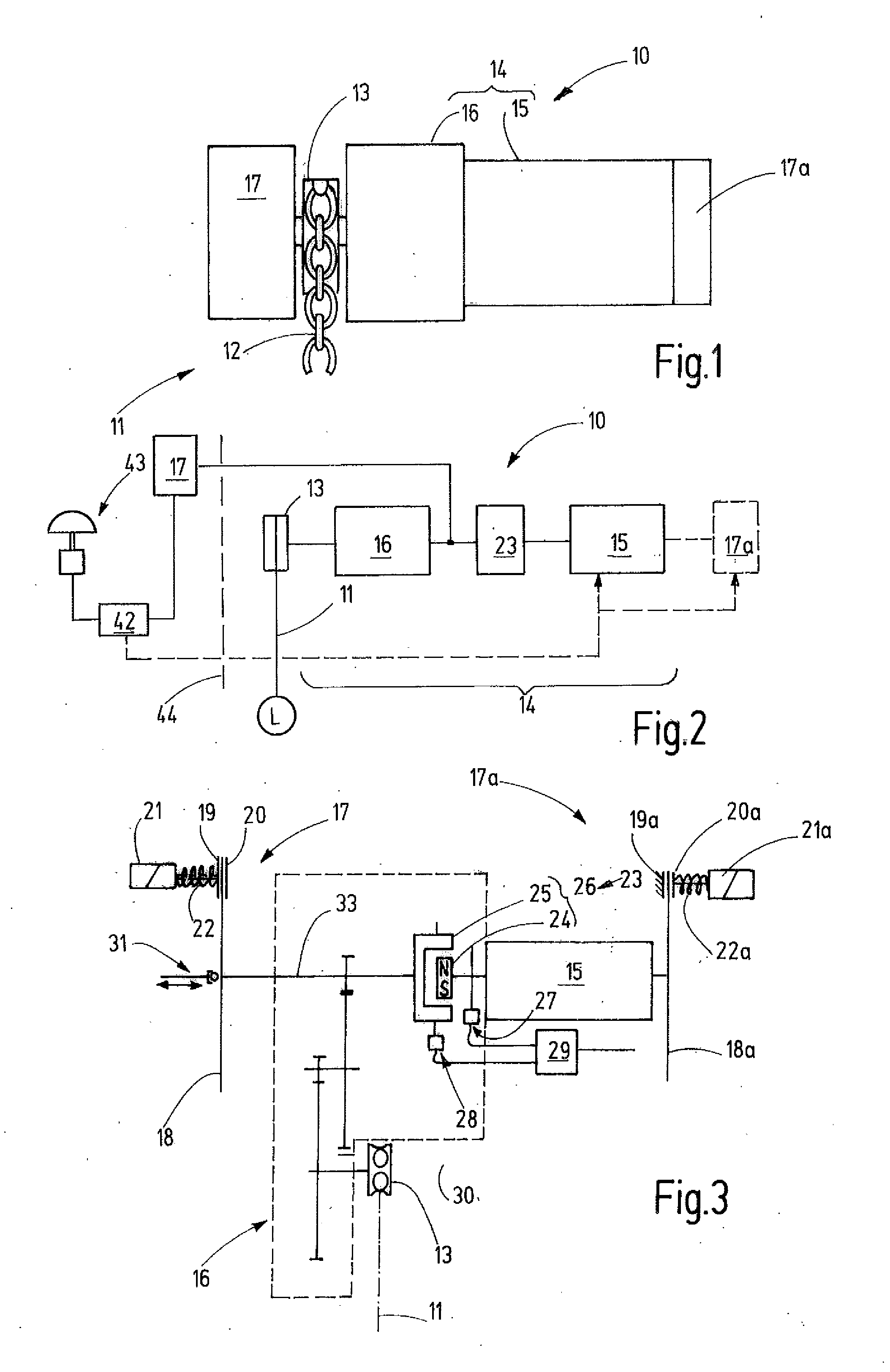 Lifting hoist with hysteresis clutch