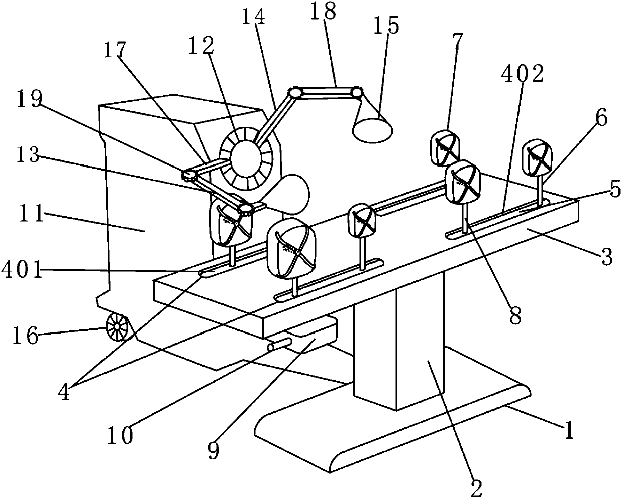 Medical extracorporal shock wave lithotriptor