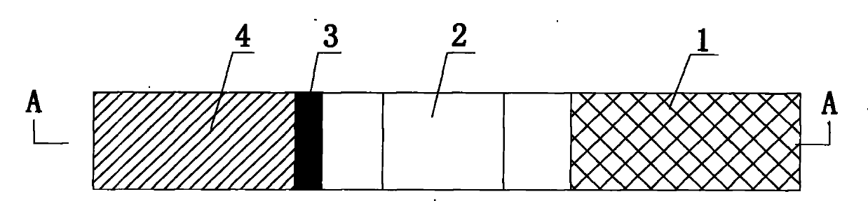 Method for preparing porcine circovirus type 2 colloidal gold antibody fast test strip