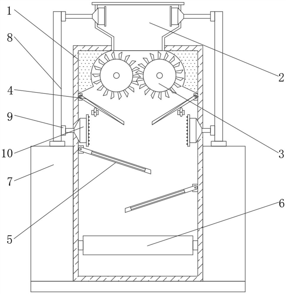 Novel feed processing device capable of enhancing immune function