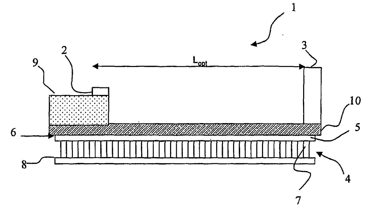 Passive Phase Control in an External Cavity Laser