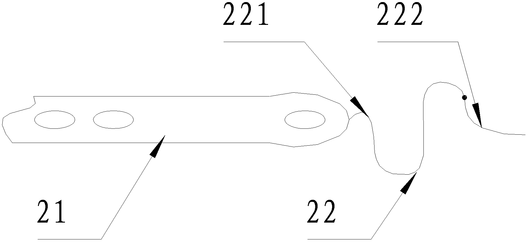 Ureteral stent tube and ureteral stent device applying same