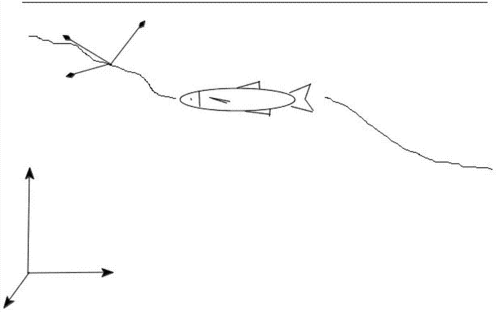 Underwater magnetic field and six-axis inertia combined positioning system