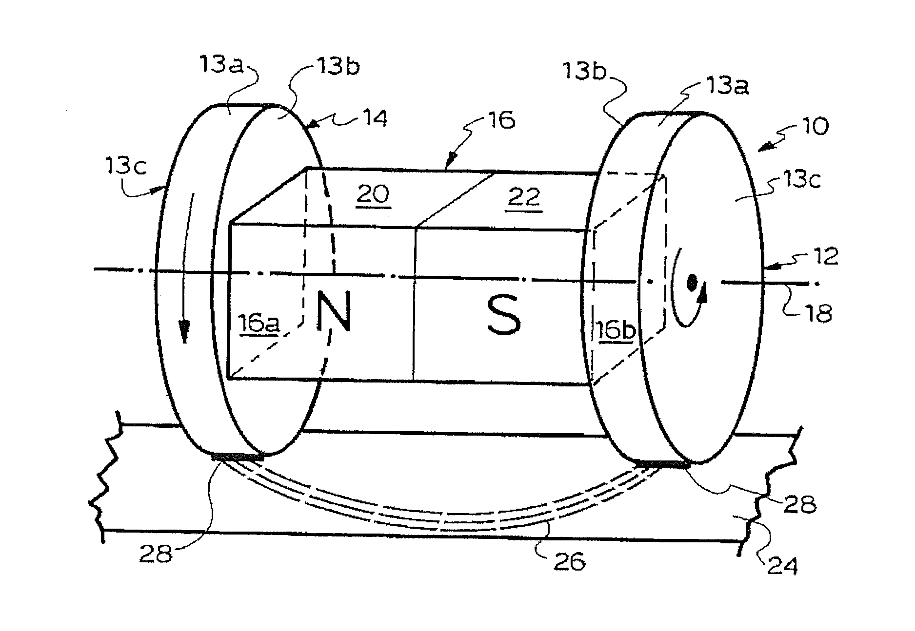 Magnetic wheel