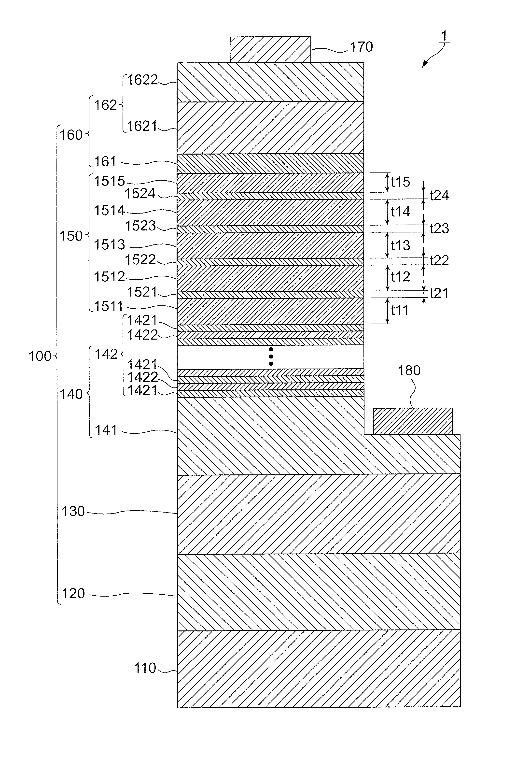 Semiconductor light emitting element and light emitting device