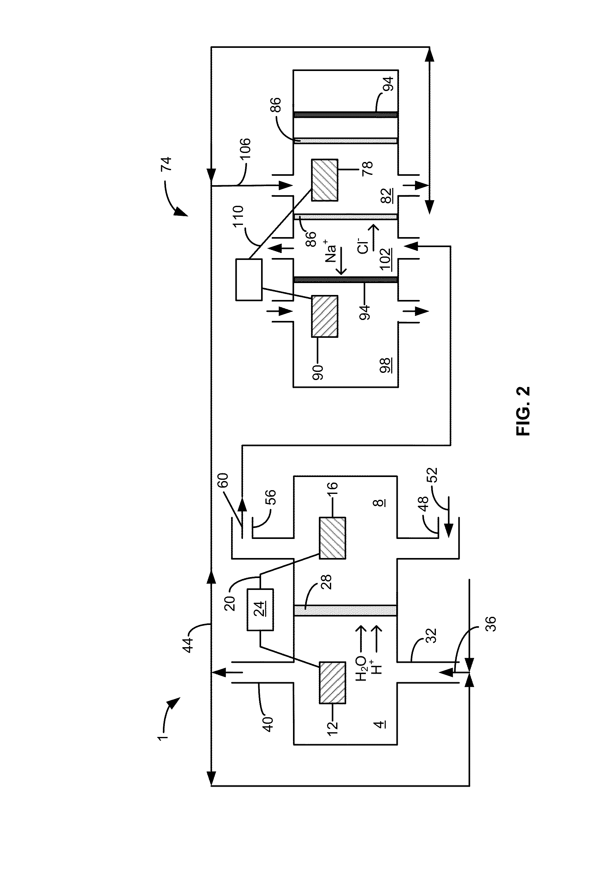 Osmotic bioelectrochemical systems