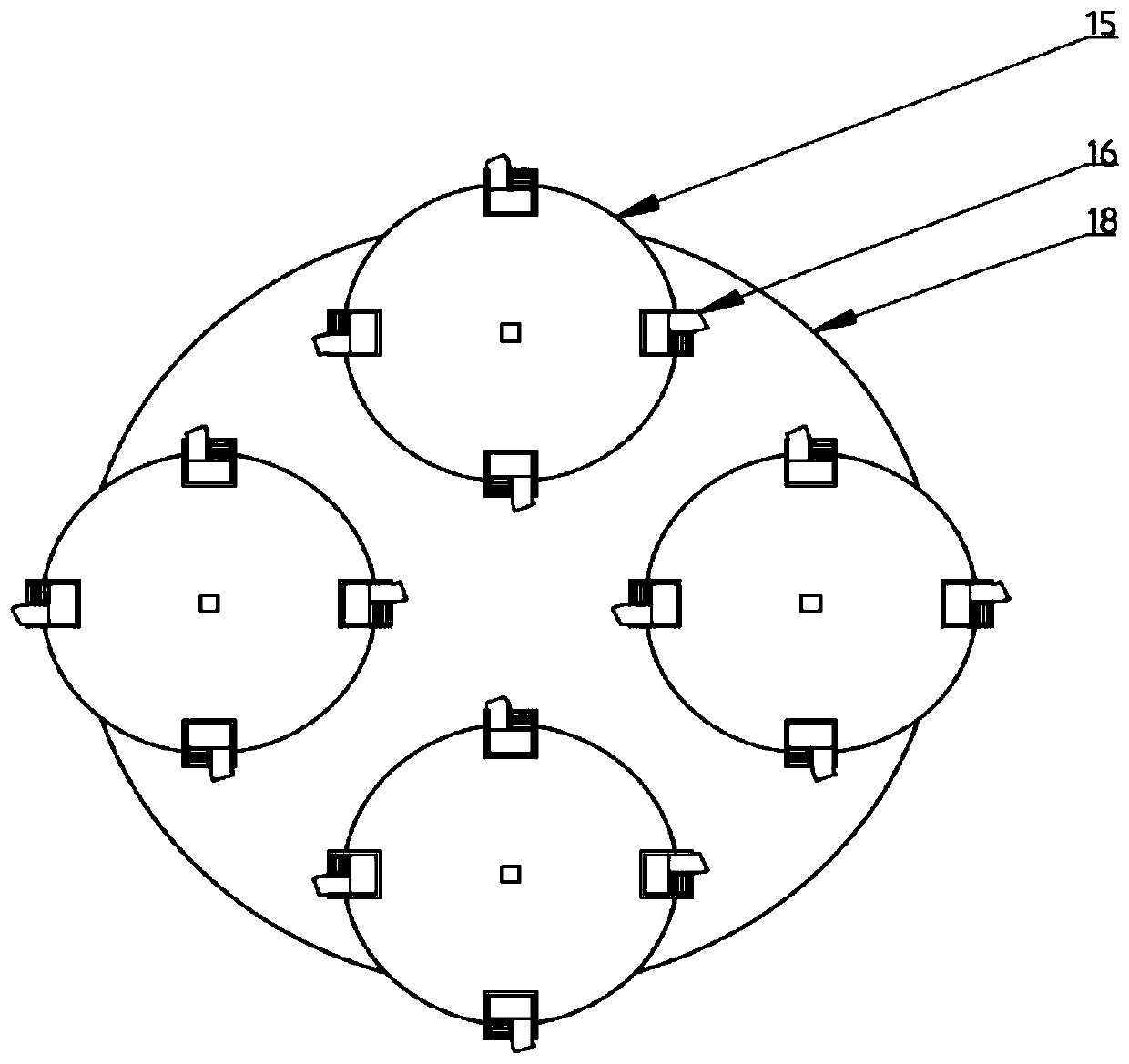 Novel in-turn disc type seedling conveying mechanism for sweet potato seedlings