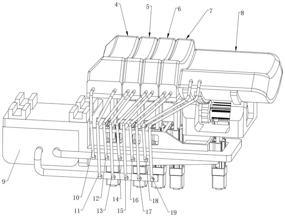 Supporting frame for thyroid surgery