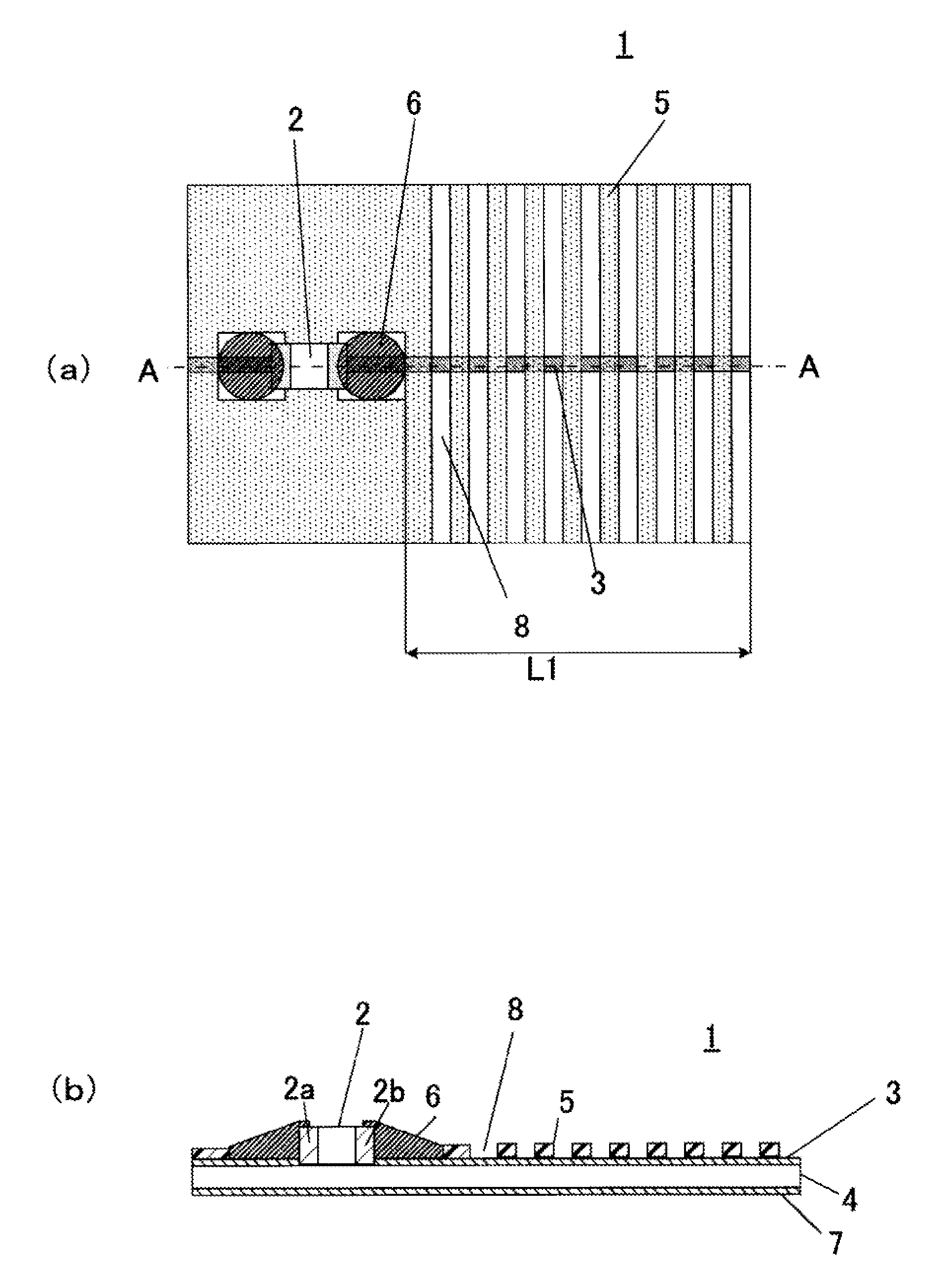 Wiring board and high frequency module using same