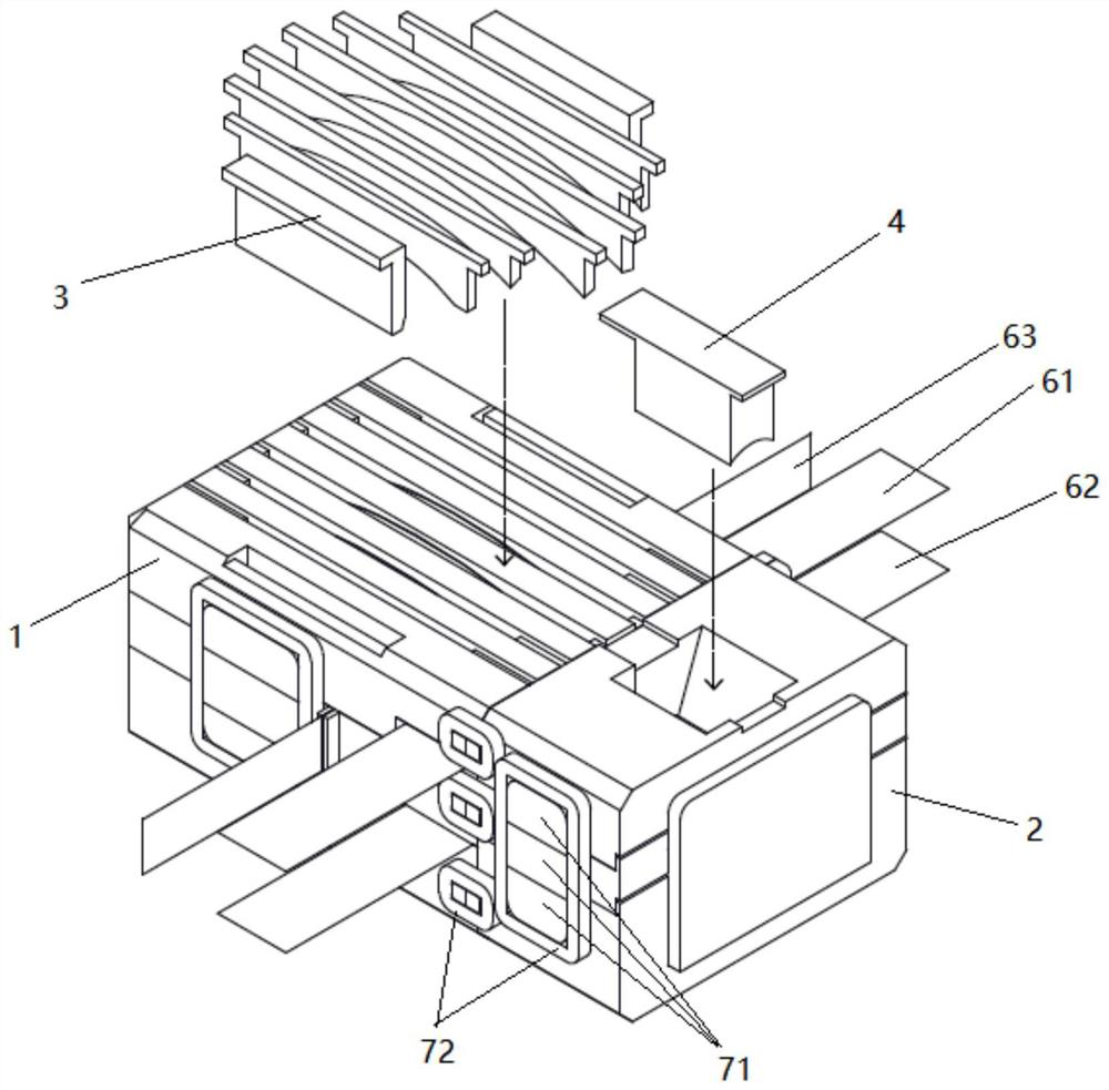 Thermoplastic forming mold of implantable flexible magnetic control bladder pump