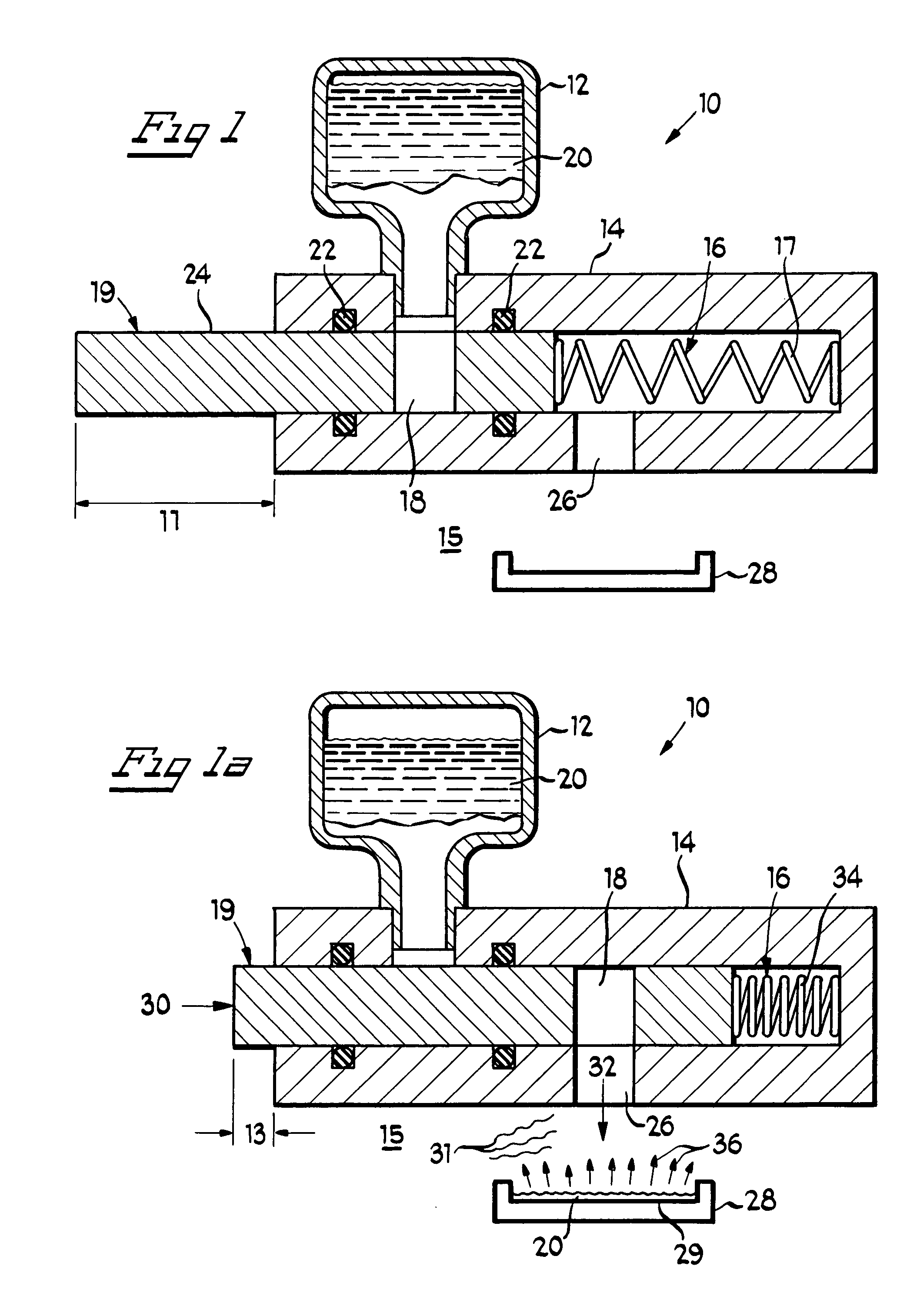 Controlable release of a volatile substance