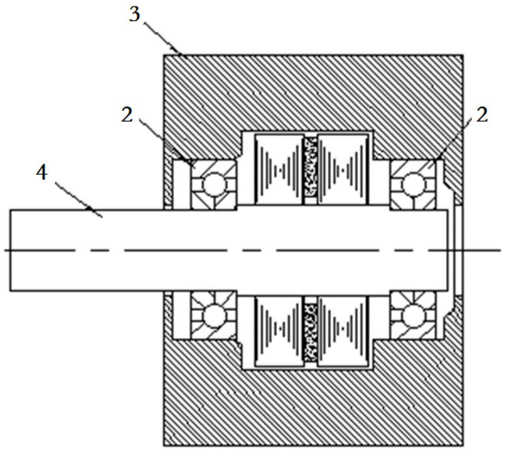 High axial bearing stepping linear motor