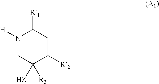 Method for preparing disubstituted piperidine and intermediates