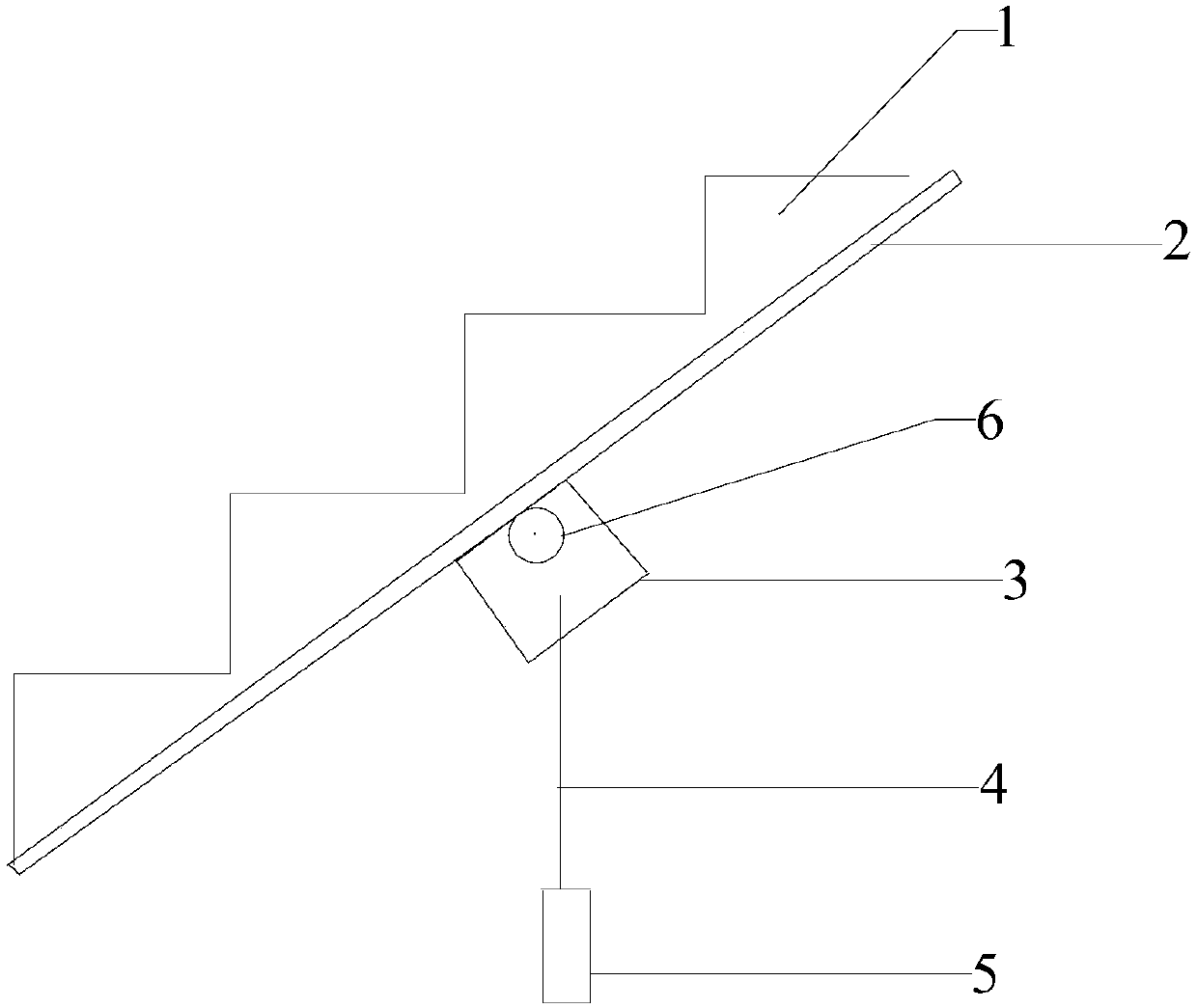 Auxiliary device for going upstairs and downstairs and control method