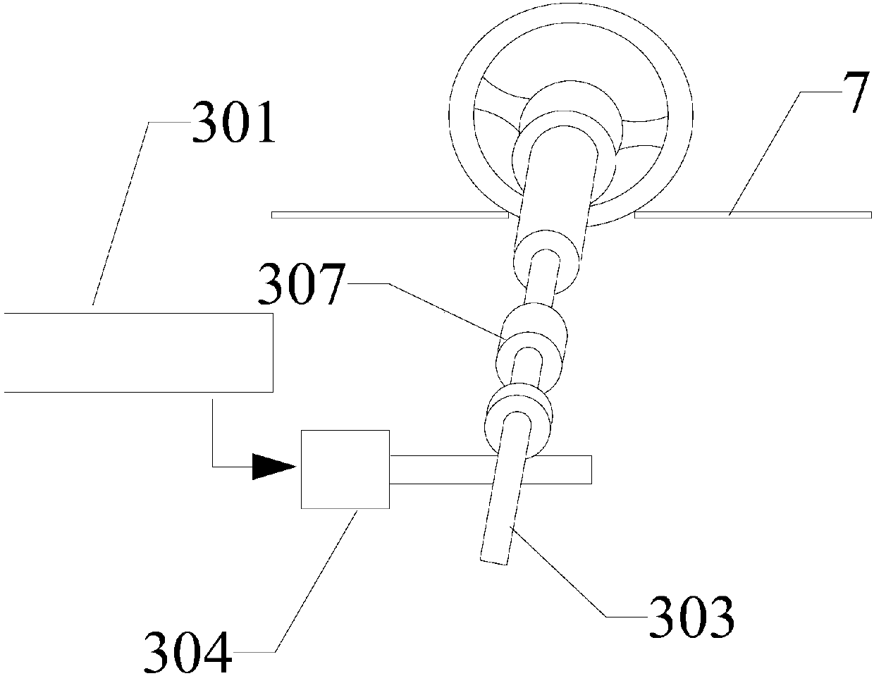 Auxiliary device for going upstairs and downstairs and control method