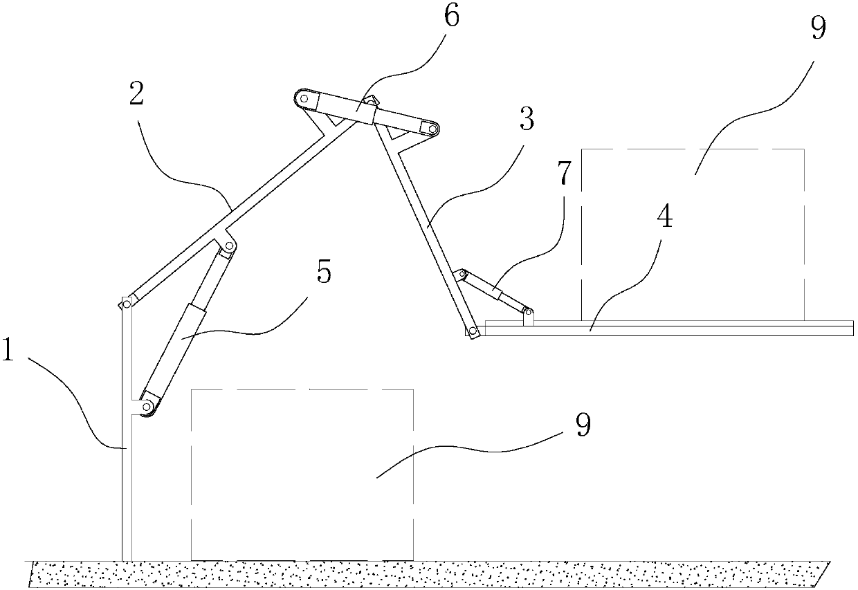 Double-layer three-dimensional parking mechanism