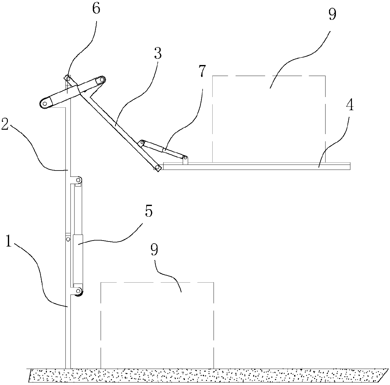 Double-layer three-dimensional parking mechanism