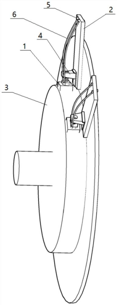 Gas generator set rotor shaft voltage on-line monitoring device