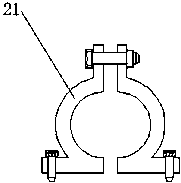 Processing device of paper tube anti-deformation structure with support cylinder