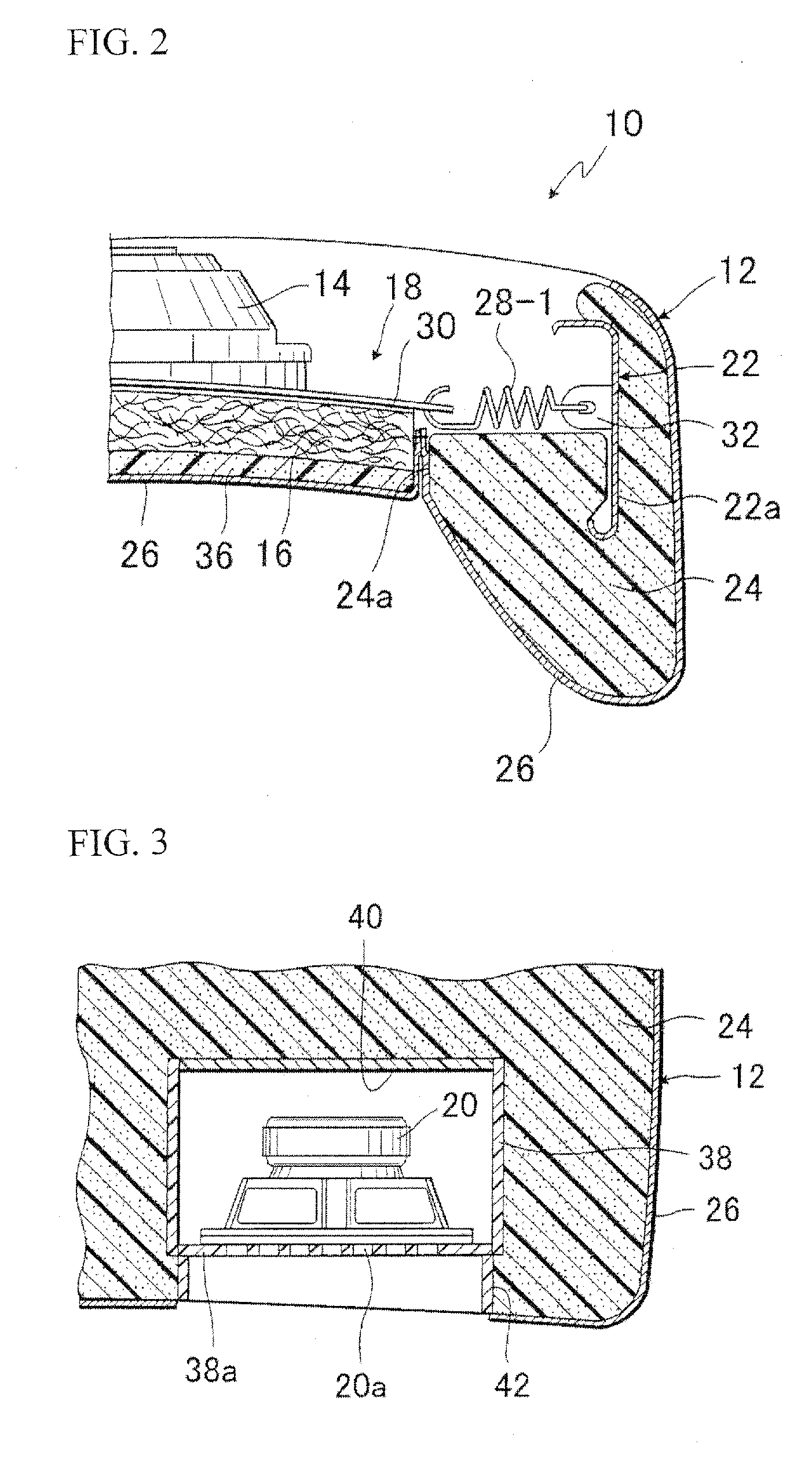 Acoustic seat vibratory-bone-conduction type