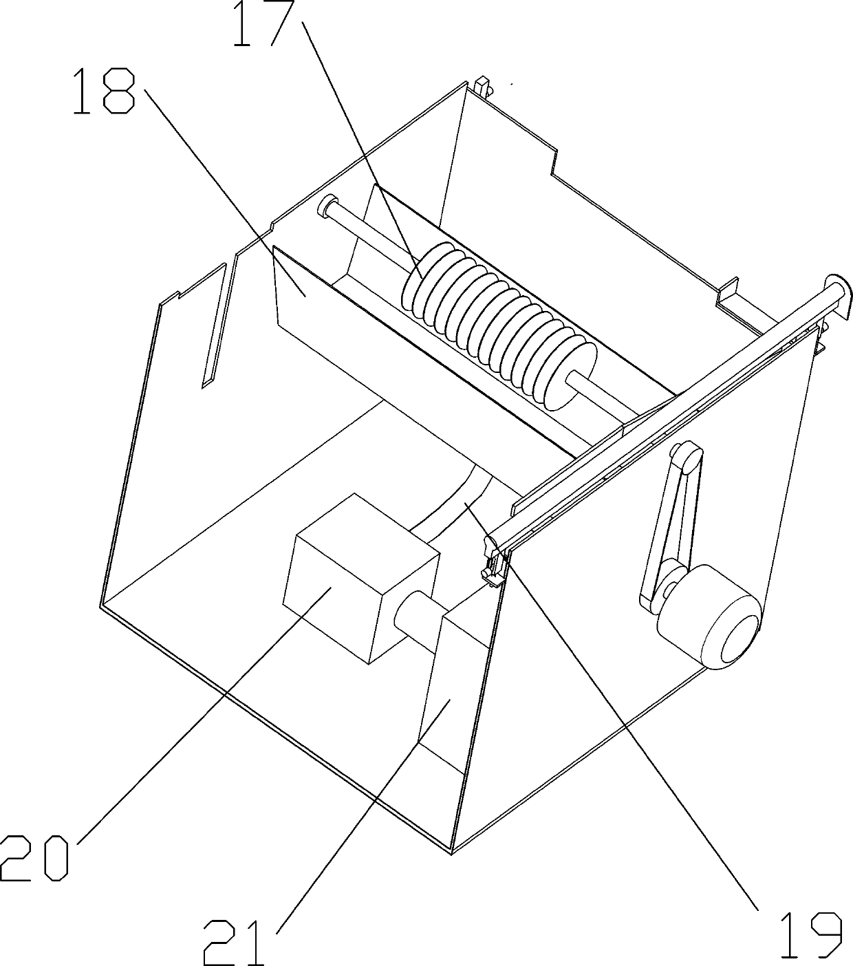 Green brick tea conveying and cutting device and method