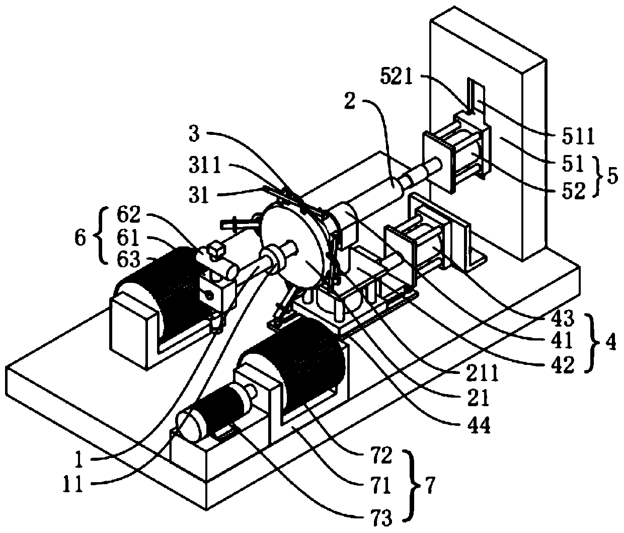 Lining defect removal device of cast iron pipe