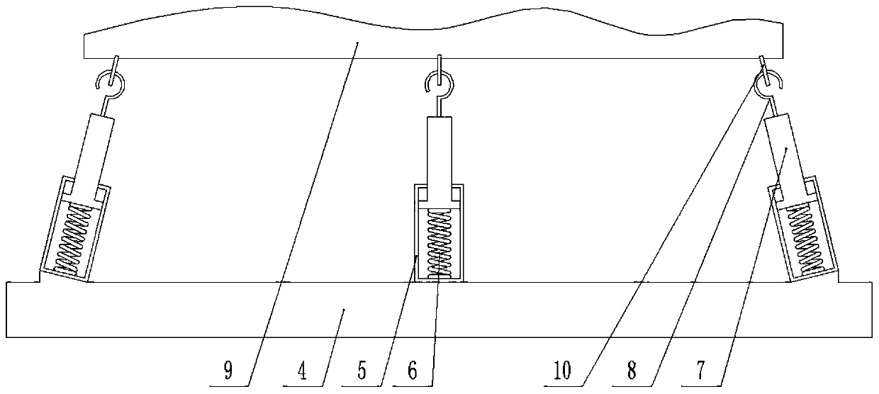 Teaching display device for environmental art design major