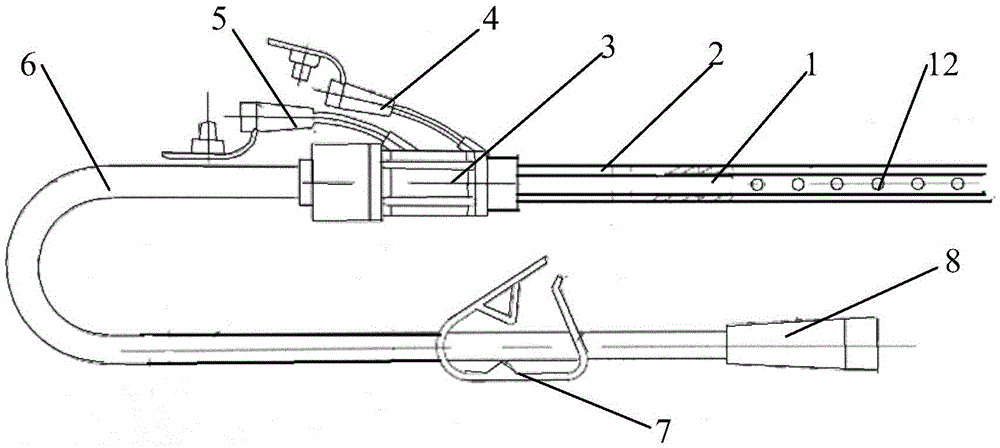 Double-cannula drainage tube