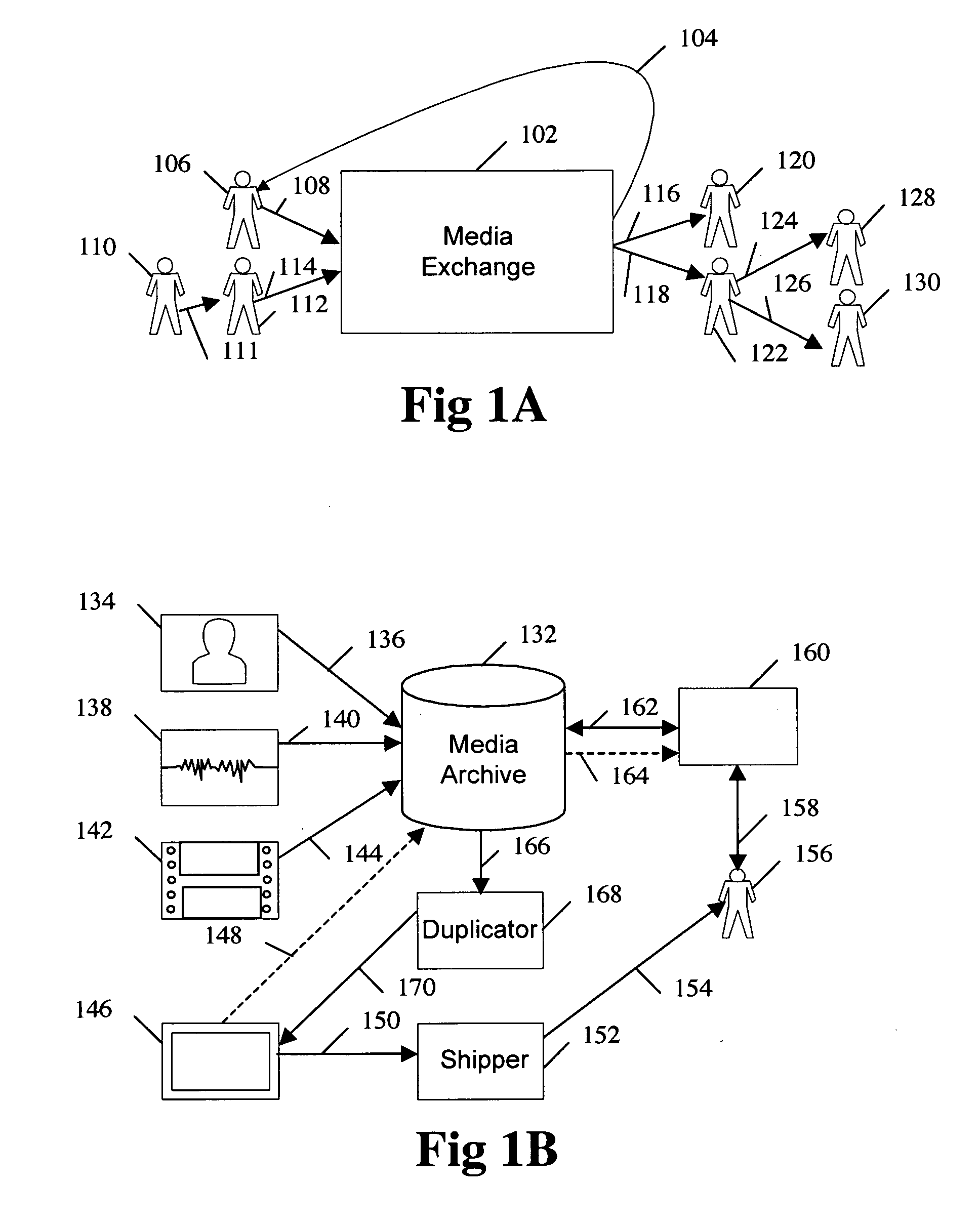 Media exchange for handheld wireless receivers and other media user devices