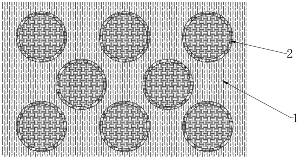 Self-deoiling adhesive and production process thereof