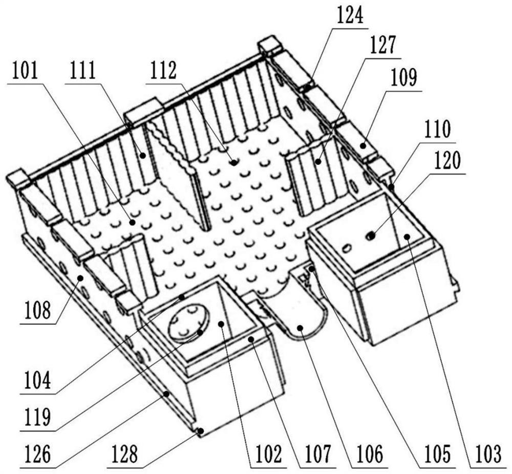 A kind of mini complex for storing queen bees