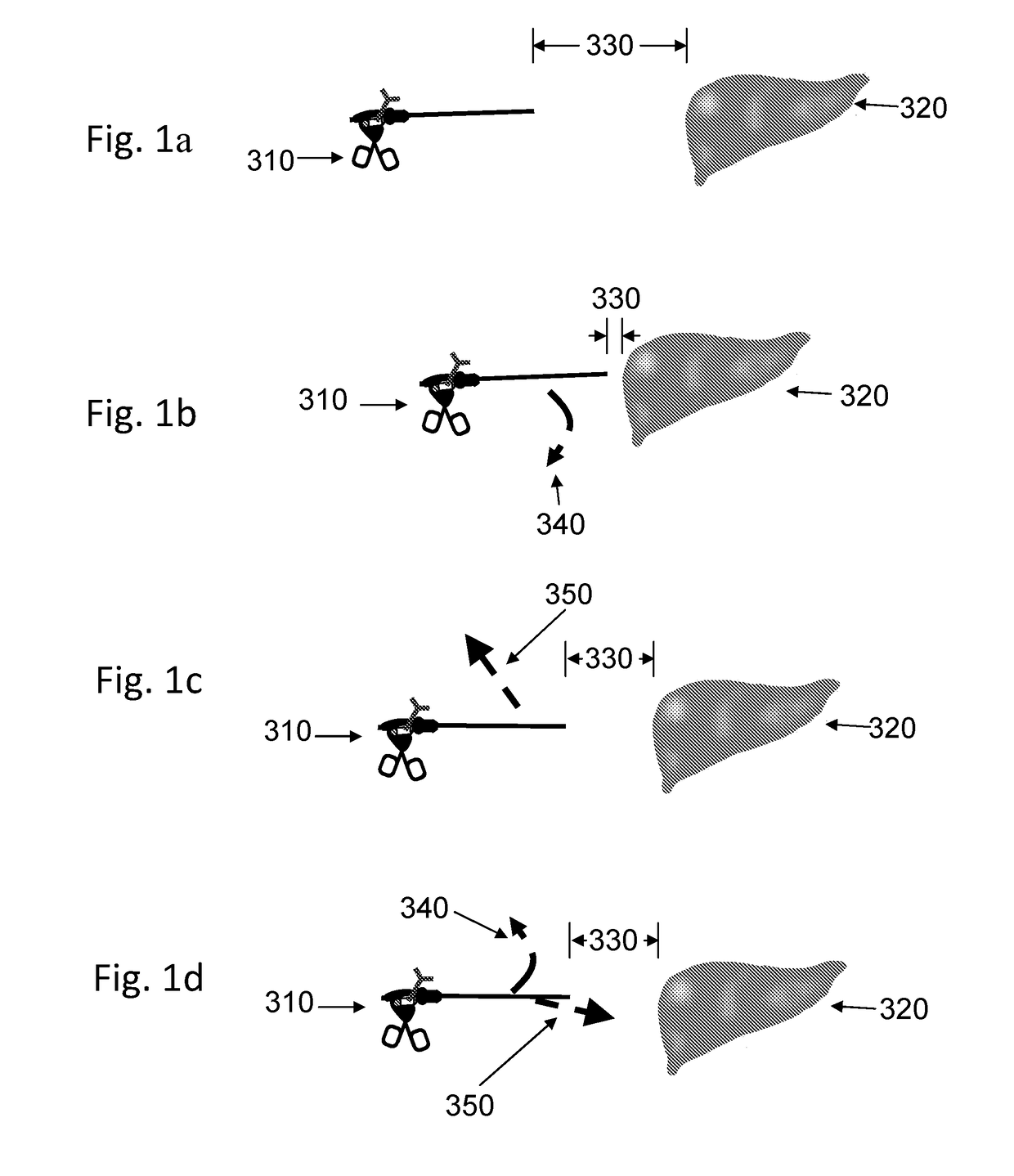 Improved interface for laparoscopic surgeries - movement gestures