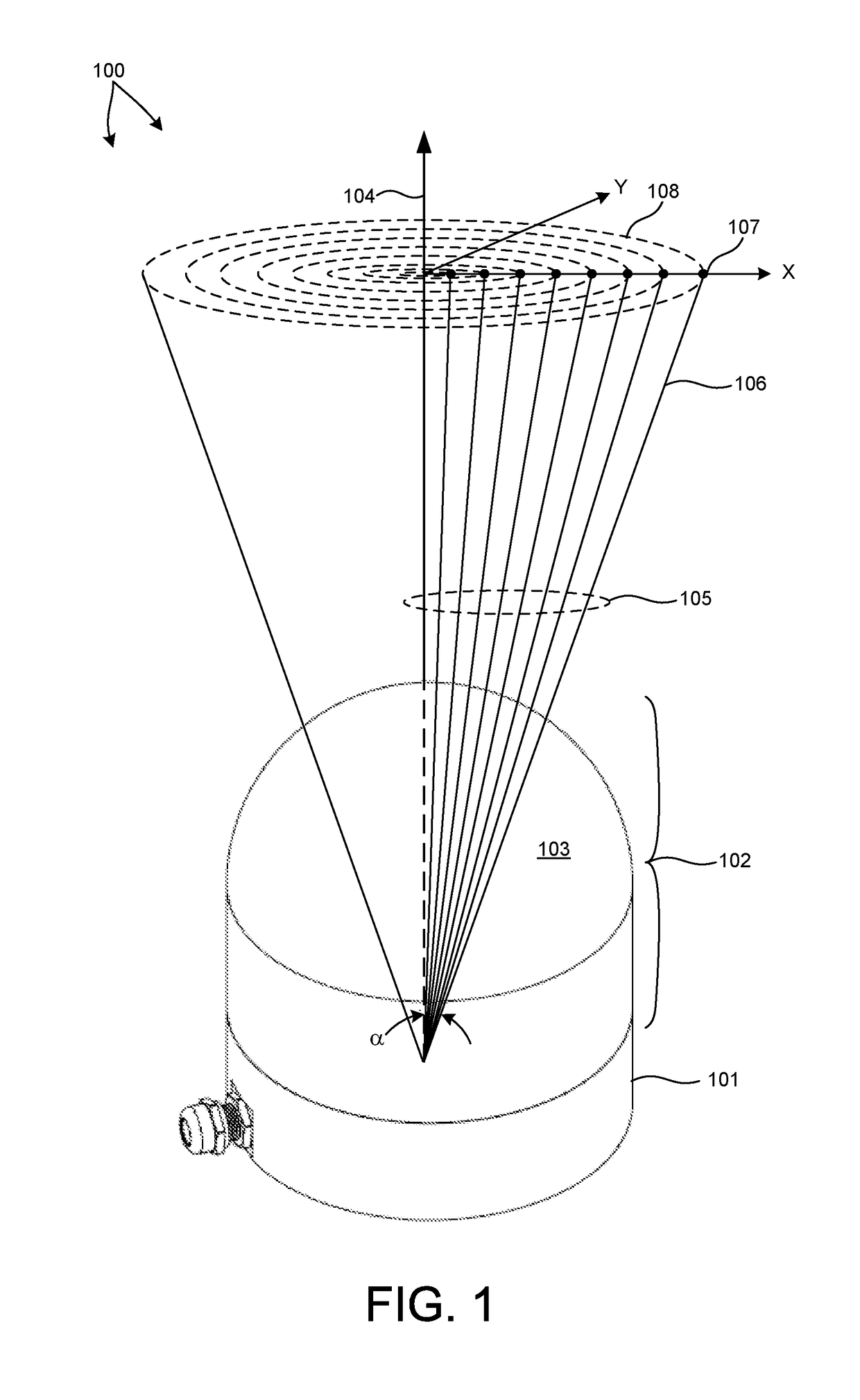 LIDAR based 3-D imaging with varying illumination field density