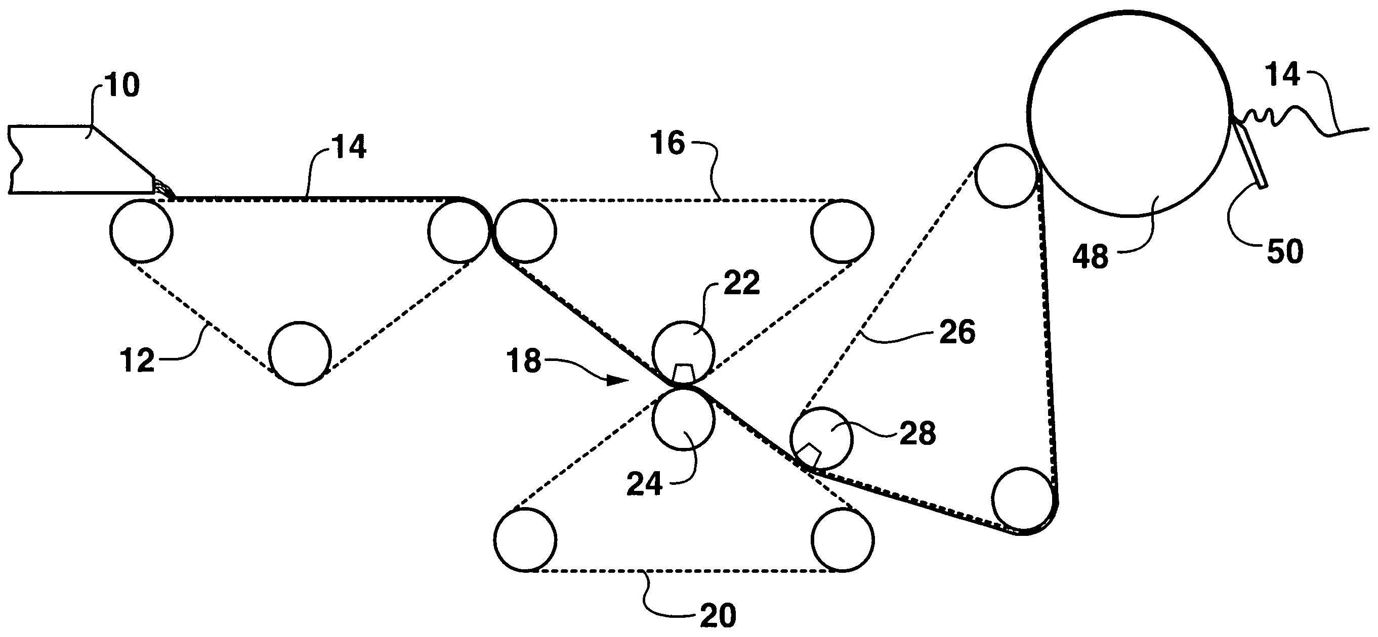 Method for producing wet-pressed, molded tissue products