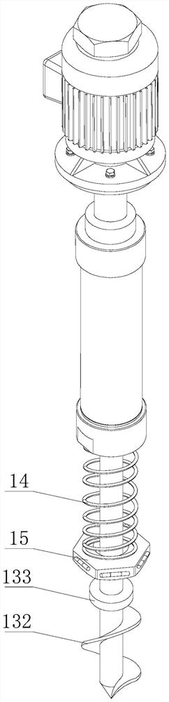 Flushing device with anti-sinking structure for river silt and implementation method of flushing device