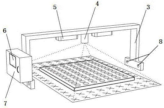 Tile detection apparatus and detection method based on RGB-D camera