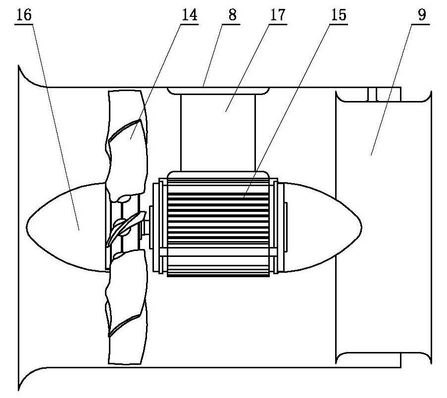 Far range air supply type mist spray purification device