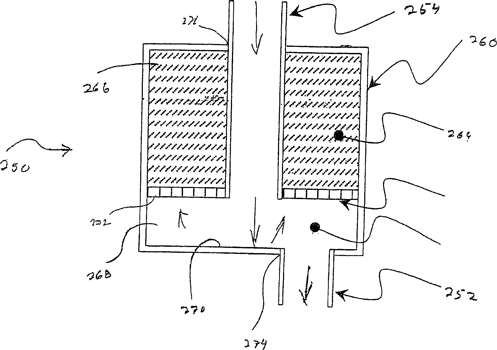 Resistive suction muffler for refrigerant compressors